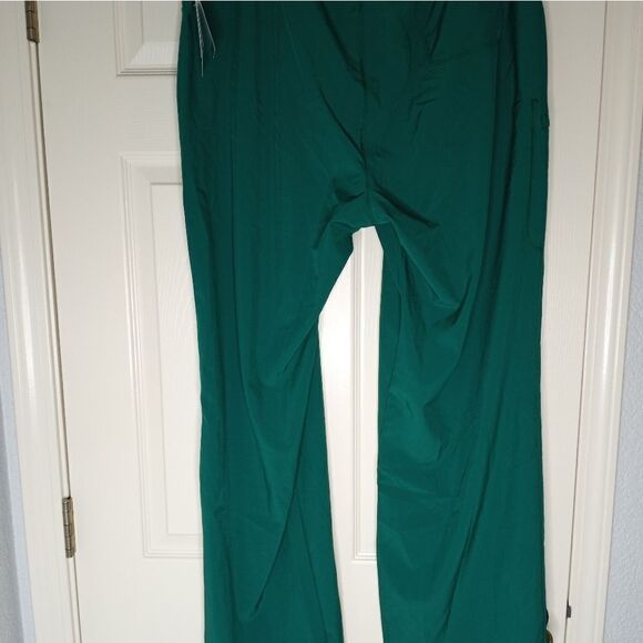 NWT Cherokee Infinity 2XL Green Tall Pockets Pine Green Women's Pants - Picture 3 of 13